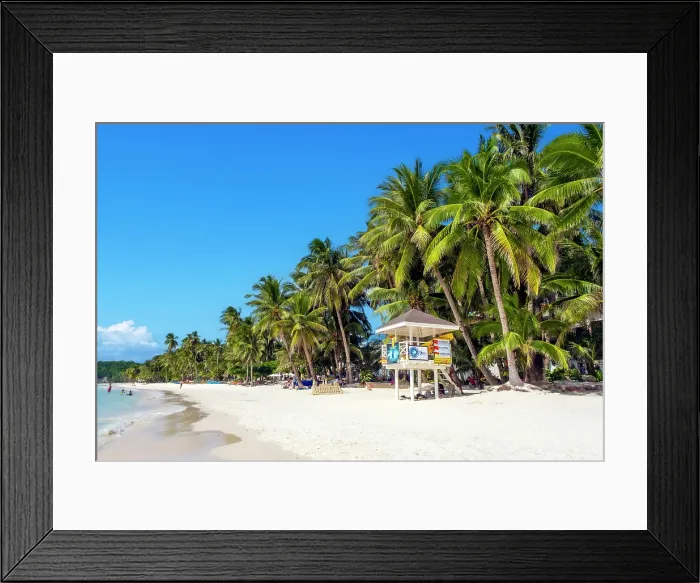 Framed Print : White Beach, Boracay Island, Aklan Province, Western Visayas, Philippines
