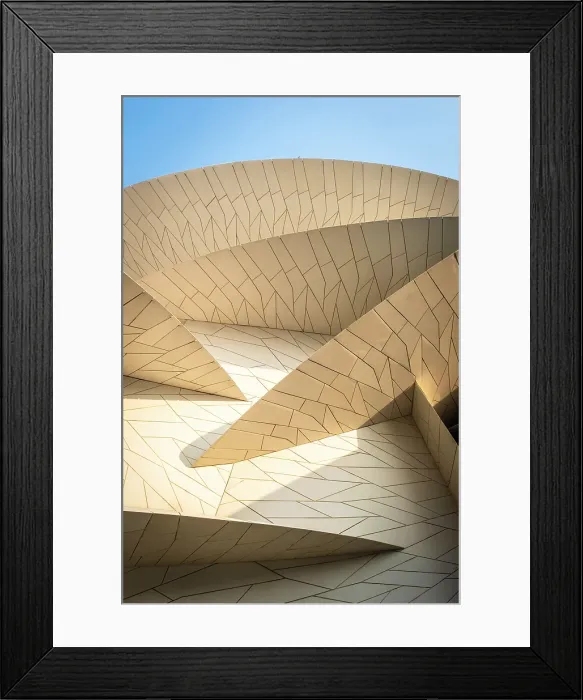 Framed Print : National Museum of Qatar by Jean Nouvel, Doha, Qatar Framed Print : National Museum of Qatar by Jean Nouvel, Doha, Qatar