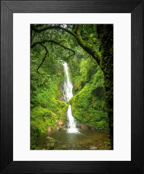 Framed Print : africa, Rwanda, Nyungwe National Park. The waterfall Framed Print : africa, Rwanda, Nyungwe National Park. The waterfall