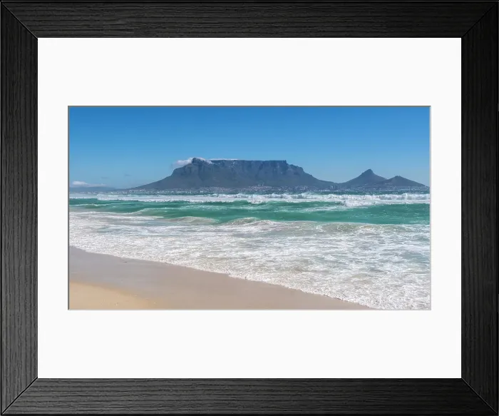Framed Print : Table Mountan and Bloubergstrand, Cape Town, Western Cape, South Africa Framed Print : Table Mountan and Bloubergstrand, Cape Town, Western Cape, South Africa