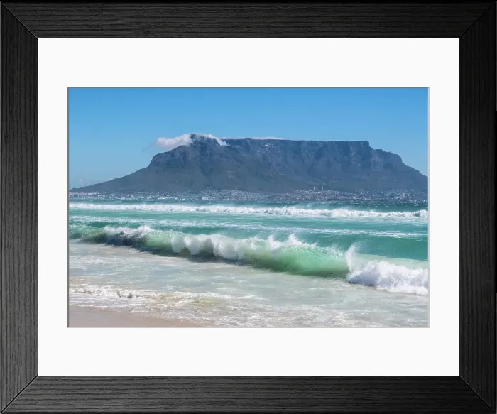 Framed Print : Table Mountan and Bloubergstrand, Cape Town, Western Cape, South Africa Framed Print : Table Mountan and Bloubergstrand, Cape Town, Western Cape, South Africa