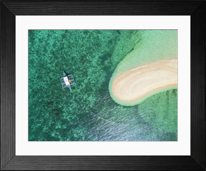 Framed Print : Banka boat on a Sandbar near the Gigantes Islands, Iloilo Province, Western Visayas, Philippines Framed Print : Banka boat on a Sandbar near the Gigantes Islands, Iloilo Province, Western Visayas, Philippines