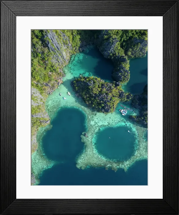 Framed Print : Coron Island, Calamian Islands, Palawan, Philippines