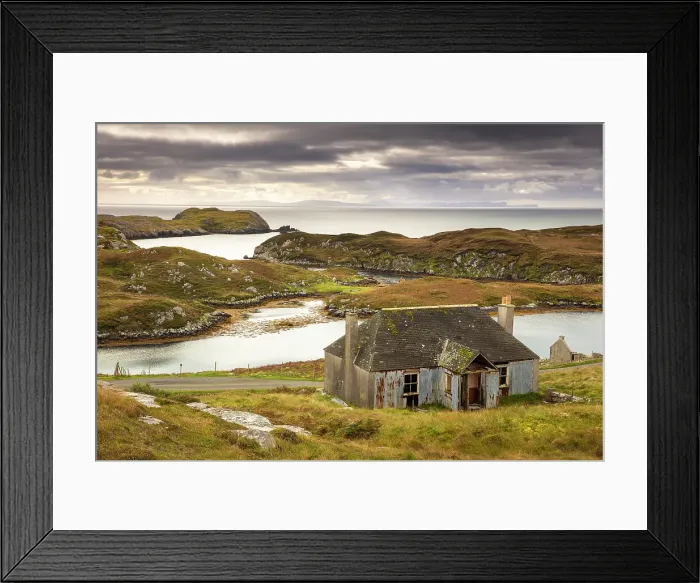Framed Print : Abandoned croft, Isle of Scalpay, Outer Hebrides, Scotland Framed Print : Abandoned croft, Isle of Scalpay, Outer Hebrides, Scotland