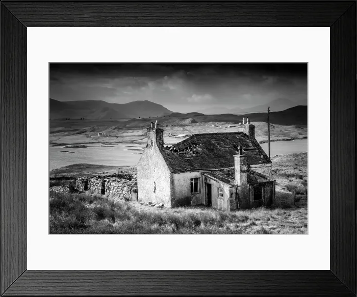 Framed Print : Abandoned croft, Balallan, Isle of Lewis, Outer Hebrides, Scotland Framed Print : Abandoned croft, Balallan, Isle of Lewis, Outer Hebrides, Scotland