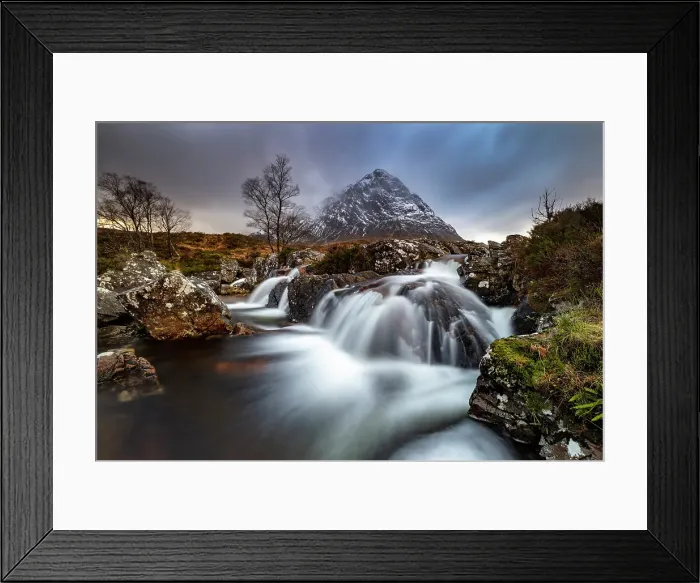 Framed Print : Coupall Falls, Glen Etive, near Rannoch Moor, Highland, Scotland Framed Print : Coupall Falls, Glen Etive, near Rannoch Moor, Highland, Scotland
