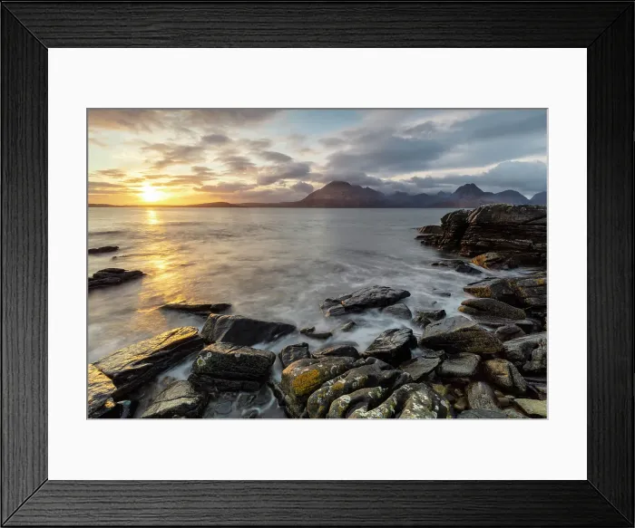 Framed Print : Cuillin Hills from Elgol, Isle of Skye, Inner Hebrides, Scotland Framed Print : Cuillin Hills from Elgol, Isle of Skye, Inner Hebrides, Scotland