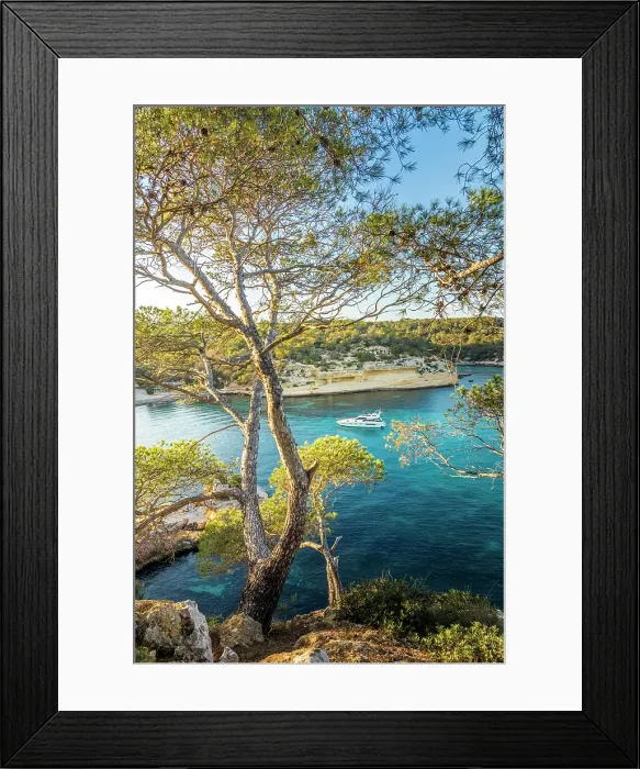 Framed Print : Evening mood at Cala Portals Vells, Mallorca, Balearic Islands, Spain Framed Print : Evening mood at Cala Portals Vells, Mallorca, Balearic Islands, Spain