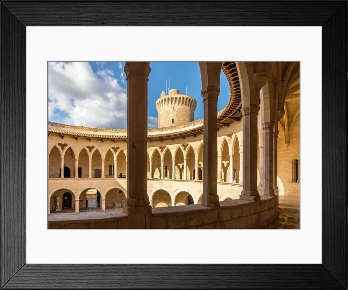 Framed Print : Castell de Belver, Palma de Mallorca, Mallorca, Balearic Islands, Spain
