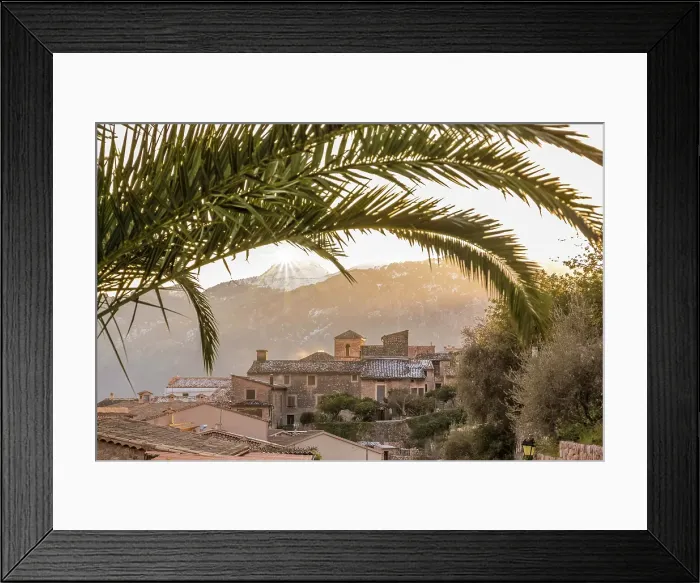 Framed Print : The mountain village of Fornalutx with a view of the Serra de Tramuntana, Mallorca, Balearic Islands, Spain Framed Print : The mountain village of Fornalutx with a view of the Serra de Tramuntana, Mallorca, Balearic Islands, Spain
