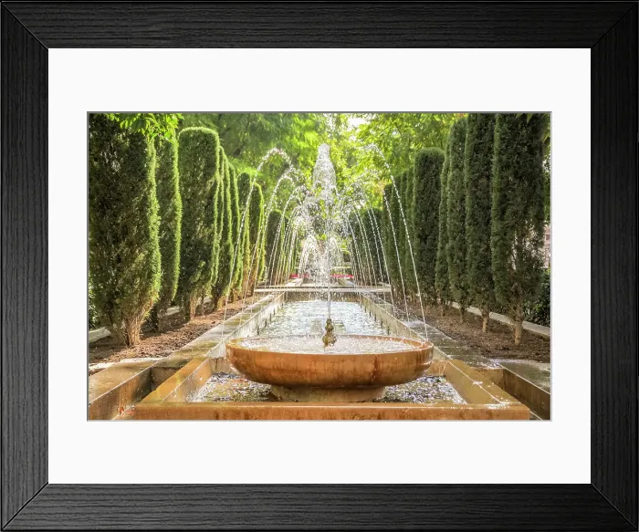 Framed Print : S`Hort del Rei at the Almudaina Palace in Palma de Mallorca, Mallorca, Balearic Islands, Spain Framed Print : S`Hort del Rei at the Almudaina Palace in Palma de Mallorca, Mallorca, Balearic Islands, Spain