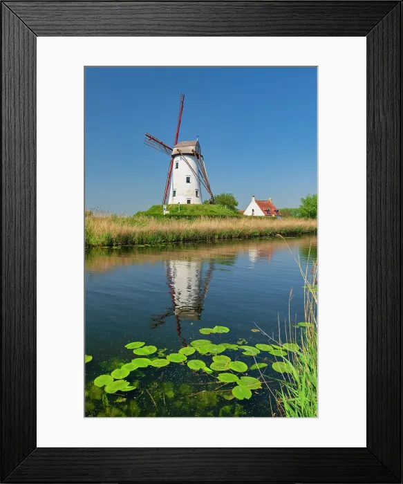 Framed Print : Schellemolen Windmill, Damme, Belgium Framed Print : Schellemolen Windmill, Damme, Belgium