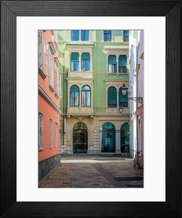 Framed Print : Picturesque view of the old town, Graz, Styria, Austria Framed Print : Picturesque view of the old town, Graz, Styria, Austria