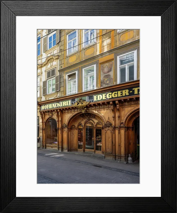 Framed Print : Hofbackerei Edegger-Tax historical bakery, Graz, Styria, Austria Framed Print : Hofbackerei Edegger-Tax historical bakery, Graz, Styria, Austria