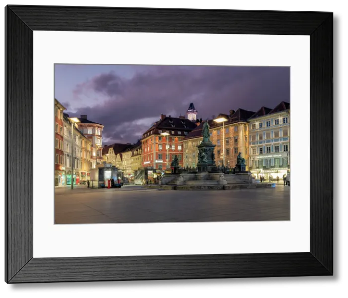 Framed Print : Hauptplatz, Graz, Styria, Austria Framed Print : Hauptplatz, Graz, Styria, Austria