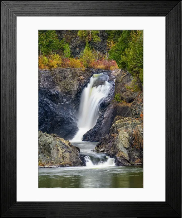 Framed Print : Silver Falls, Wawa, Ontario, Canada