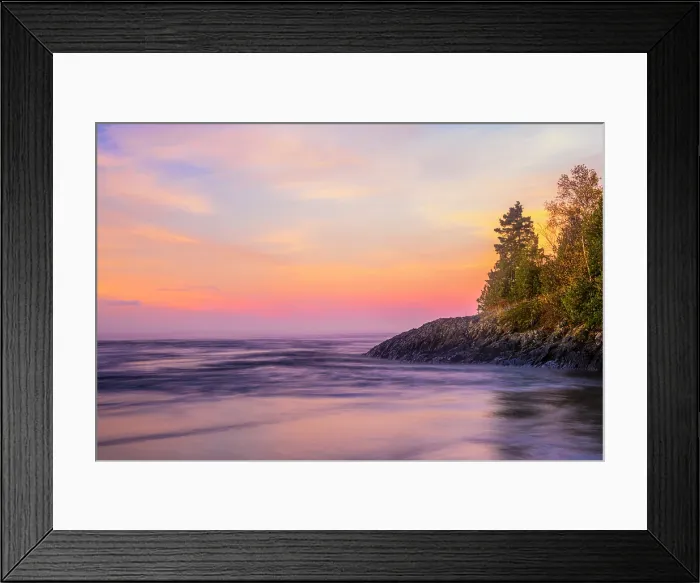 Framed Print : Sunrise over the Michipicoten River, Wawa, Ontario, Canada Framed Print : Sunrise over the Michipicoten River, Wawa, Ontario, Canada