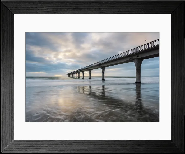 Framed Print : Dawn sky over New Brighton Pier in Christchurch, South Island, New Zealand. Autumn (May) 2025 Framed Print : Dawn sky over New Brighton Pier in Christchurch, South Island, New Zealand. Autumn (May) 2025