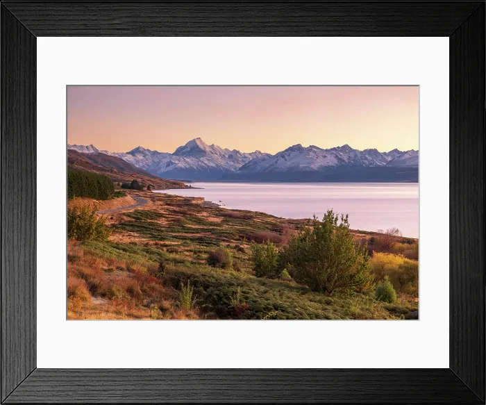 Framed Print : Mount Cook and the Southern Alps from Peter's Lookout, Canterbury, South Island, New Zealand. Autumn (May) 2025 Framed Print : Mount Cook and the Southern Alps from Peter's Lookout, Canterbury, South Island, New Zealand. Autumn (May) 2025