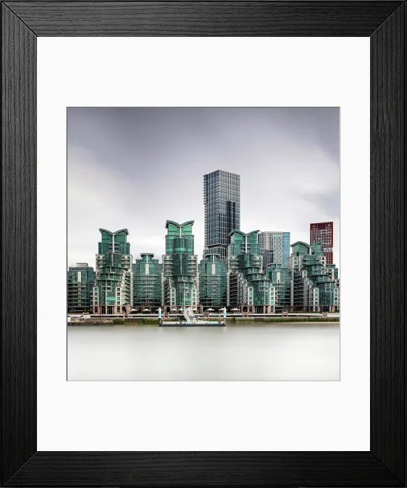 Framed Print : St George Wharf, Vauxhall, London, England Framed Print : St George Wharf, Vauxhall, London, England