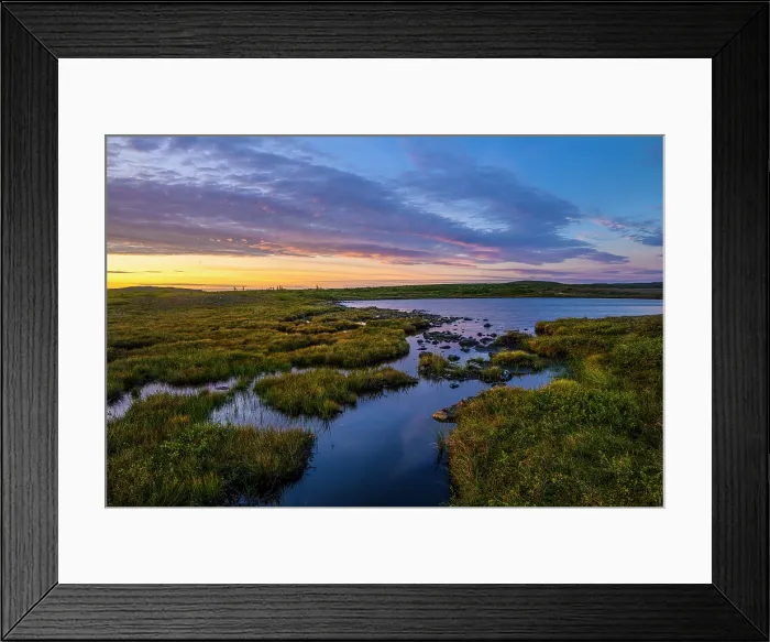 Framed Print : Sunrise over Wolf Lake, Tasiujaq, Nunavik, Canada Framed Print : Sunrise over Wolf Lake, Tasiujaq, Nunavik, Canada