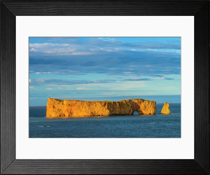 Framed Print : Perce Rock, Perce, Quebec, Canada Framed Print : Perce Rock, Perce, Quebec, Canada