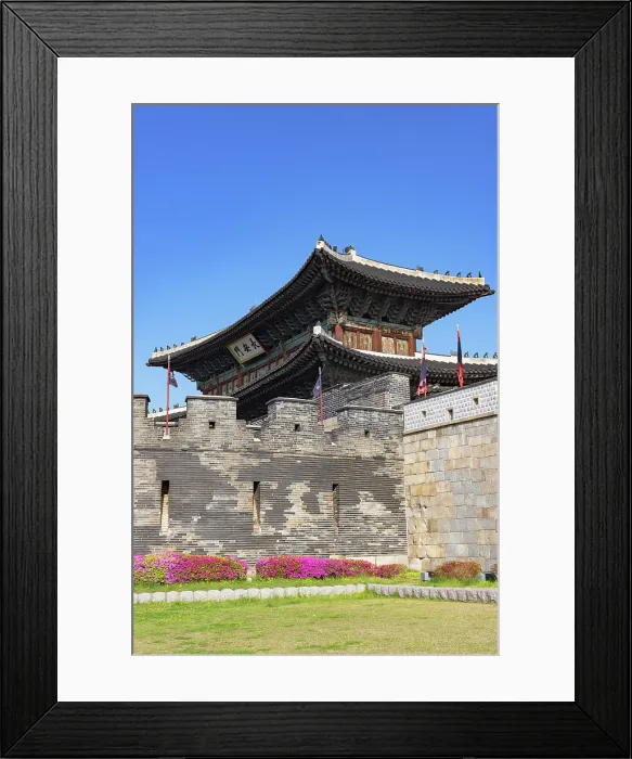 Framed Print : Jangamun Gate of Hwaseong Fortress (UNESCO World Heritage Site), Suwon, Gyeonggi Province, South Korea Framed Print : Jangamun Gate of Hwaseong Fortress (UNESCO World Heritage Site), Suwon, Gyeonggi Province, South Korea