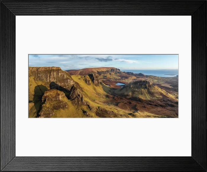 Framed Print : The Trotternish Ridge looking towards the Quiraing, Isle of Skye, Scotland. Winter (February) 2025 Framed Print : The Trotternish Ridge looking towards the Quiraing, Isle of Skye, Scotland. Winter (February) 2025