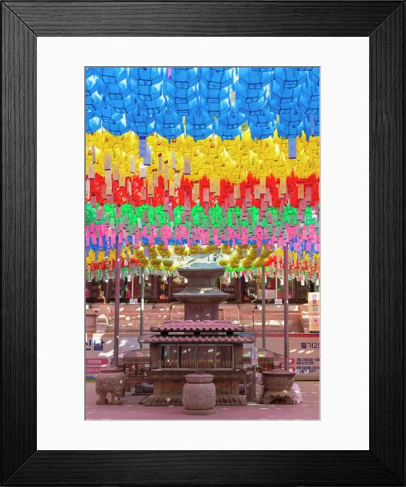 Framed Print : Lanterns at Bongeunsa Temple, Gangnam, Seoul, Seoul Metropolitan Area, South Korea Framed Print : Lanterns at Bongeunsa Temple, Gangnam, Seoul, Seoul Metropolitan Area, South Korea