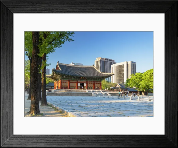 Framed Print : Junghwajeon Hall in Deoksugung Palace, Seoul, Seoul Metropolitan Area, South Korea Framed Print : Junghwajeon Hall in Deoksugung Palace, Seoul, Seoul Metropolitan Area, South Korea