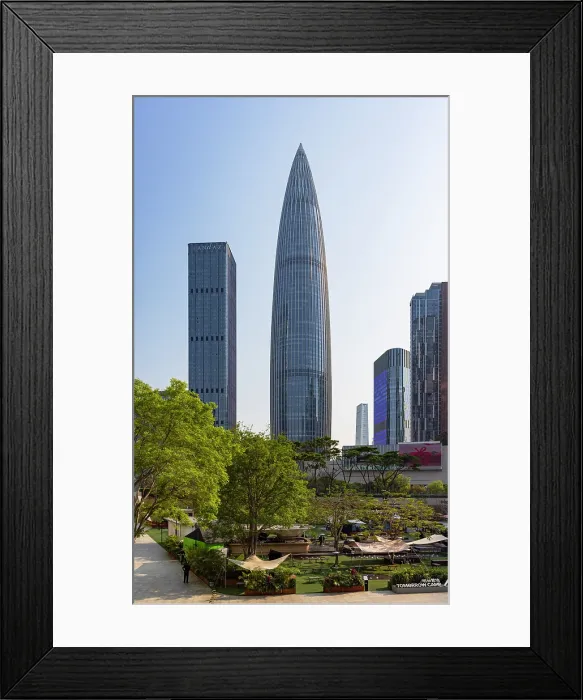 Framed Print : China Resources Building, Shenzhen Bay, Shenzhen, Guangdong, China Framed Print : China Resources Building, Shenzhen Bay, Shenzhen, Guangdong, China