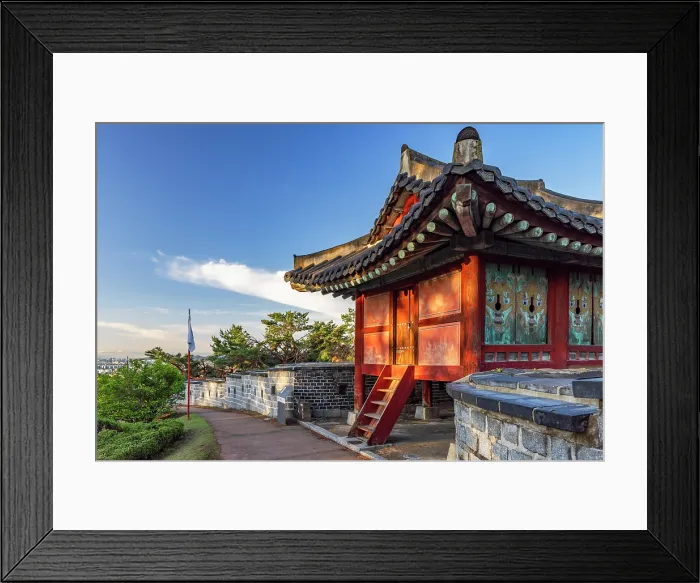 Framed Print : Seoporu watchtower of Hwaseong Fortress (UNESCO World Heritage Site), Suwon, Gyeonggi Province, South Korea Framed Print : Seoporu watchtower of Hwaseong Fortress (UNESCO World Heritage Site), Suwon, Gyeonggi Province, South Korea