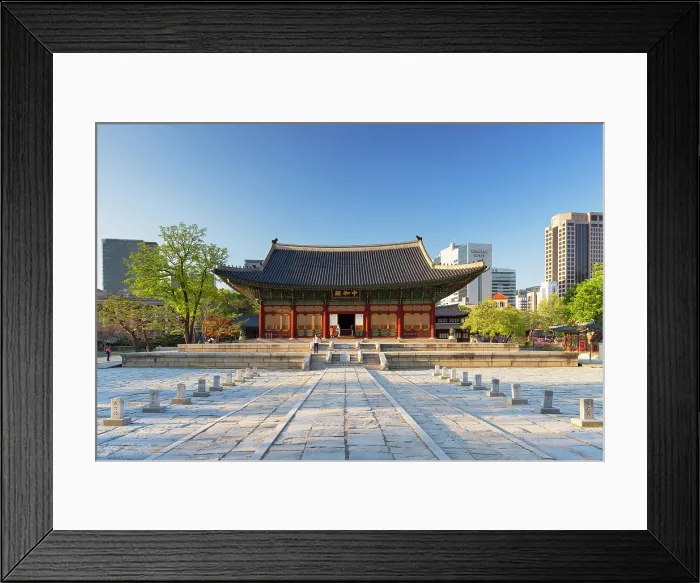 Framed Print : Junghwajeon Hall in Deoksugung Palace, Seoul, Seoul Metropolitan Area, South Korea Framed Print : Junghwajeon Hall in Deoksugung Palace, Seoul, Seoul Metropolitan Area, South Korea
