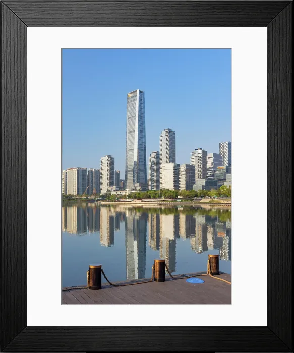 Framed Print : One Shenzhen Bay Tower and skyline from Talent Park, Shenzhen Bay, Shenzhen, Guangdong, China Framed Print : One Shenzhen Bay Tower and skyline from Talent Park, Shenzhen Bay, Shenzhen, Guangdong, China