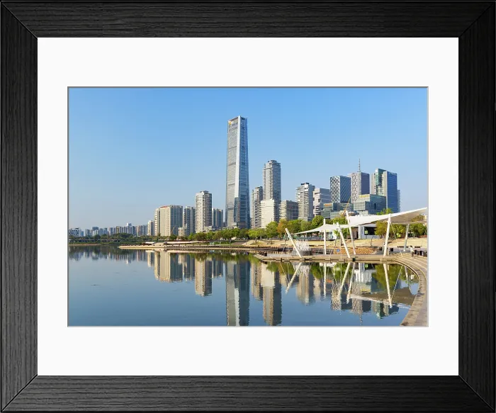 Framed Print : One Shenzhen Bay Tower and skyline from Talent Park, Shenzhen Bay, Shenzhen, Guangdong, China Framed Print : One Shenzhen Bay Tower and skyline from Talent Park, Shenzhen Bay, Shenzhen, Guangdong, China
