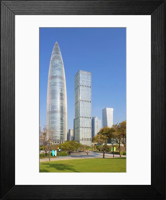 Framed Print : China Resources Building and Andaz Hotel from Talent Park, Shenzhen Bay, Shenzhen, Guangdong, China Framed Print : China Resources Building and Andaz Hotel from Talent Park, Shenzhen Bay, Shenzhen, Guangdong, China