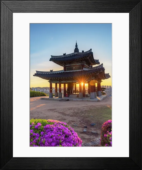 Framed Print : Western Command Post (Seojangdae) of Hwaseong Fortress (UNESCO World Heritage Site) at sunrise, Suwon, Gyeonggi Province, South Korea Framed Print : Western Command Post (Seojangdae) of Hwaseong Fortress (UNESCO World Heritage Site) at sunrise, Suwon, Gyeonggi Province, South Korea