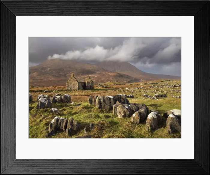 Framed Print : Cill Chriosd Manse, an abandoned and ruined house near Broadford on the Isle of Skye, Scotland. Winter (February) 2025 Framed Print : Cill Chriosd Manse, an abandoned and ruined house near Broadford on the Isle of Skye, Scotland. Winter (February) 2025