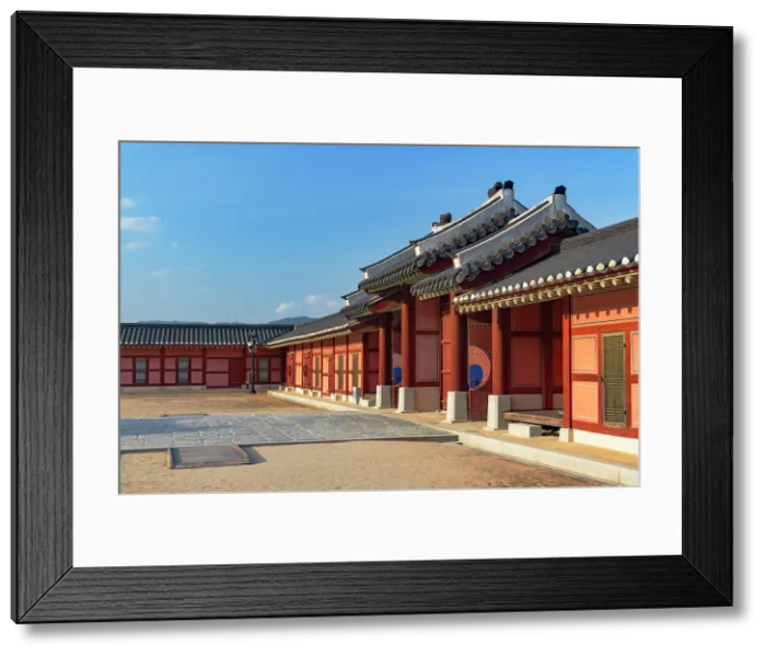 Framed Print : Gate at Hwaseong Fortress Palace (UNESCO World Heritage Site), Suwon, Gyeonggi Province, South Korea Framed Print : Gate at Hwaseong Fortress Palace (UNESCO World Heritage Site), Suwon, Gyeonggi Province, South Korea