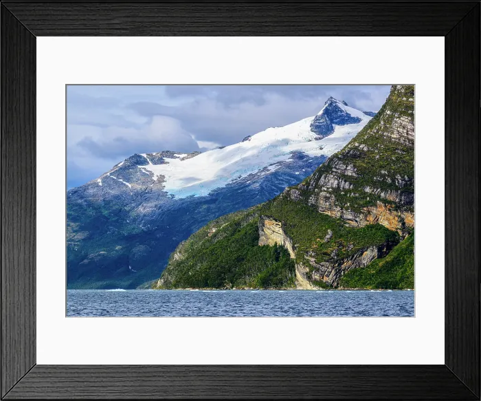 Framed Print : Garibaldi fjord, Garibaldi fjord, Alberto de Agostini National Park, Patagonia, Chile Framed Print : Garibaldi fjord, Garibaldi fjord, Alberto de Agostini National Park, Patagonia, Chile