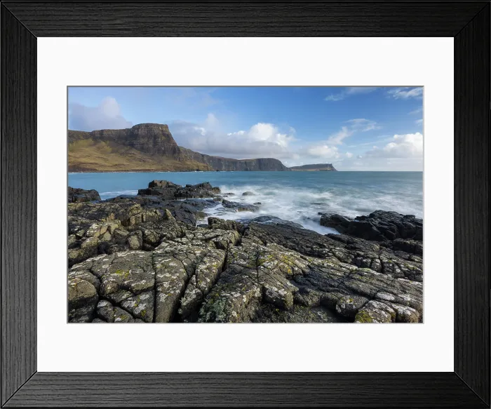 Framed Print : Rocky seashore below Waterstein Head on the Isle of Skye, Scotland. Winter (February) 2025 Framed Print : Rocky seashore below Waterstein Head on the Isle of Skye, Scotland. Winter (February) 2025