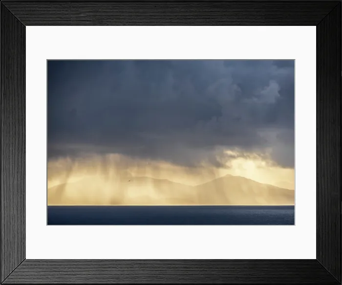 Framed Print : Gull flying through storm clouds towards the mountains of North Uist, Outer Hebrides, Scotland. Winter (February) 2025 Framed Print : Gull flying through storm clouds towards the mountains of North Uist, Outer Hebrides, Scotland. Winter (February) 2025