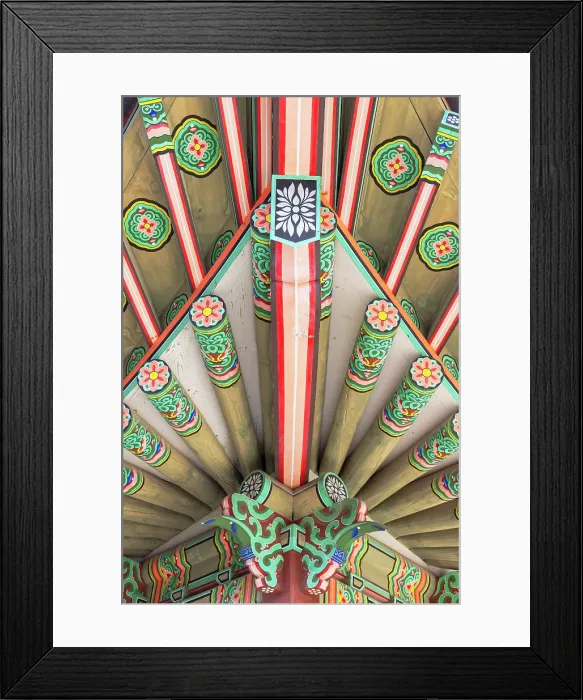 Framed Print : Ceiling of Jangnakdang Hall of Hwaseong Fortress (UNESCO World Heritage Site), Suwon, Gyeonggi Province, South Korea Framed Print : Ceiling of Jangnakdang Hall of Hwaseong Fortress (UNESCO World Heritage Site), Suwon, Gyeonggi Province, South Korea