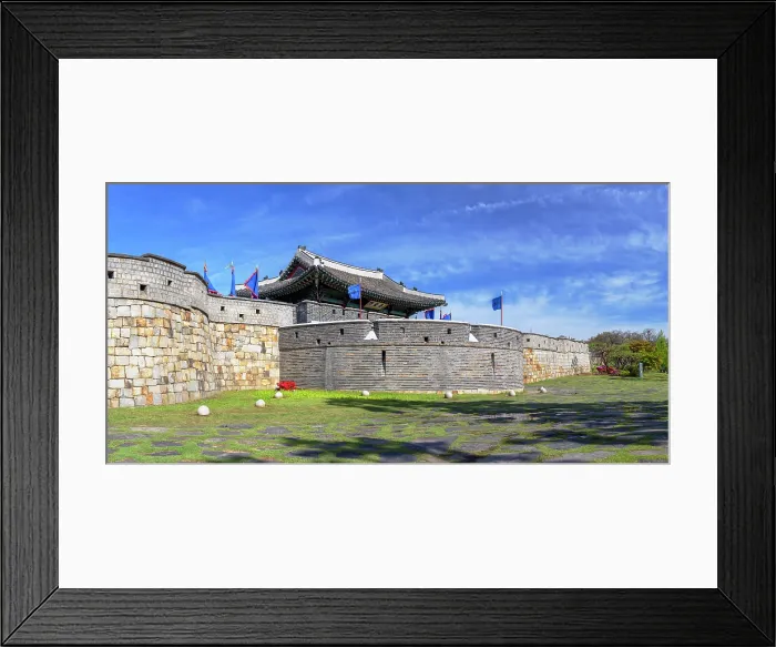 Framed Print : Changnyongmun Gate of Hwaseong Fortress (UNESCO World Heritage Site), Suwon, Gyeonggi Province, South Korea Framed Print : Changnyongmun Gate of Hwaseong Fortress (UNESCO World Heritage Site), Suwon, Gyeonggi Province, South Korea