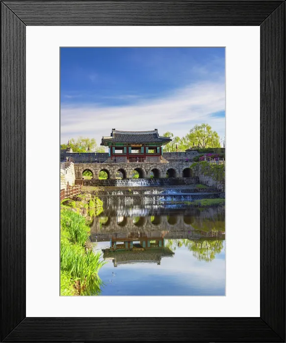 Framed Print : Hwahongmun Gate (Buksumun) of Hwaseong Fortress (UNESCO World Heritage Site), Suwon, Gyeonggi Province, South Korea Framed Print : Hwahongmun Gate (Buksumun) of Hwaseong Fortress (UNESCO World Heritage Site), Suwon, Gyeonggi Province, South Korea