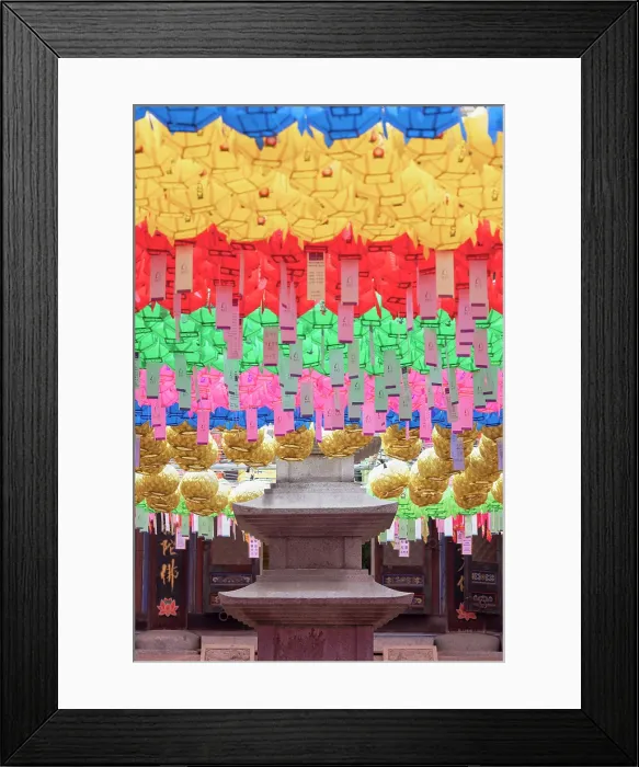 Framed Print : Bongeunsa temple, Gangnam, Seoul, South Korea Framed Print : Bongeunsa temple, Gangnam, Seoul, South Korea