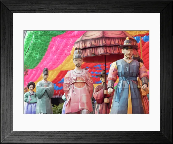 Framed Print : Lantern figures at Bongeunsa temple, Gangnam, Seoul, South Korea Framed Print : Lantern figures at Bongeunsa temple, Gangnam, Seoul, South Korea