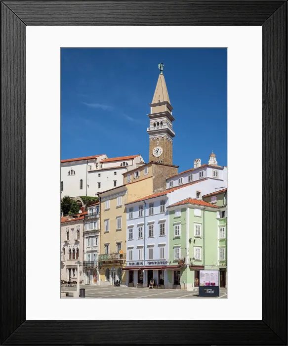 Framed Print : Tartini Square (Tartinijev trg), Piran, Slovenia Framed Print : Tartini Square (Tartinijev trg), Piran, Slovenia