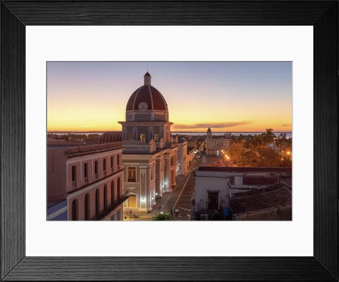 Framed Print : Palacio de Gobierno at dusk, Jose Marti, Park, Cienfuegos, Cienfuegos Province, Cuba Framed Print : Palacio de Gobierno at dusk, Jose Marti, Park, Cienfuegos, Cienfuegos Province, Cuba