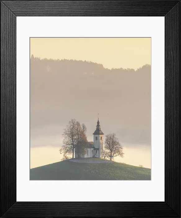 Framed Print : Church of St. Thomas, Skofja Loka, Slovenia
